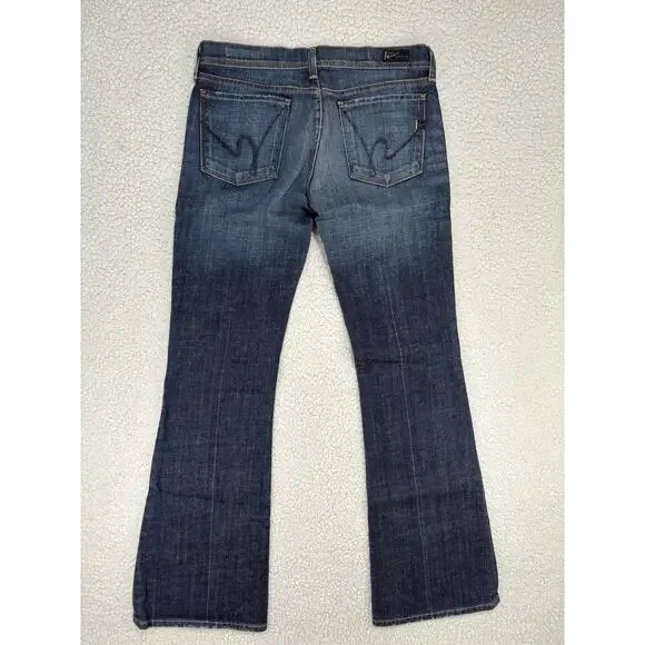 Citizens of Humanity Low Waist Flare Jeans Womens Size 30 Ingrid #002 Stretch - Picture 8 of 13